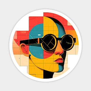 Bauhaus Girl Magnet